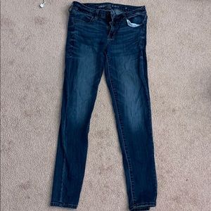 dark washed jeans